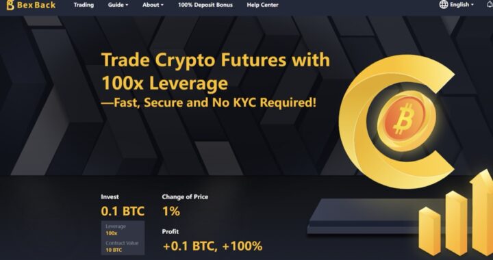 Trade Crypto with 100x Leverage and No KYC – Get Double Deposit Bonus and $50 Instantly on BexBack