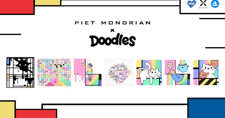 Piet Mondrian x Doodles: Five of Modern Art’s Most Iconic Masterworks Reimagined as Digital Collectibles and Physical Art Prints — For the First Time Ever